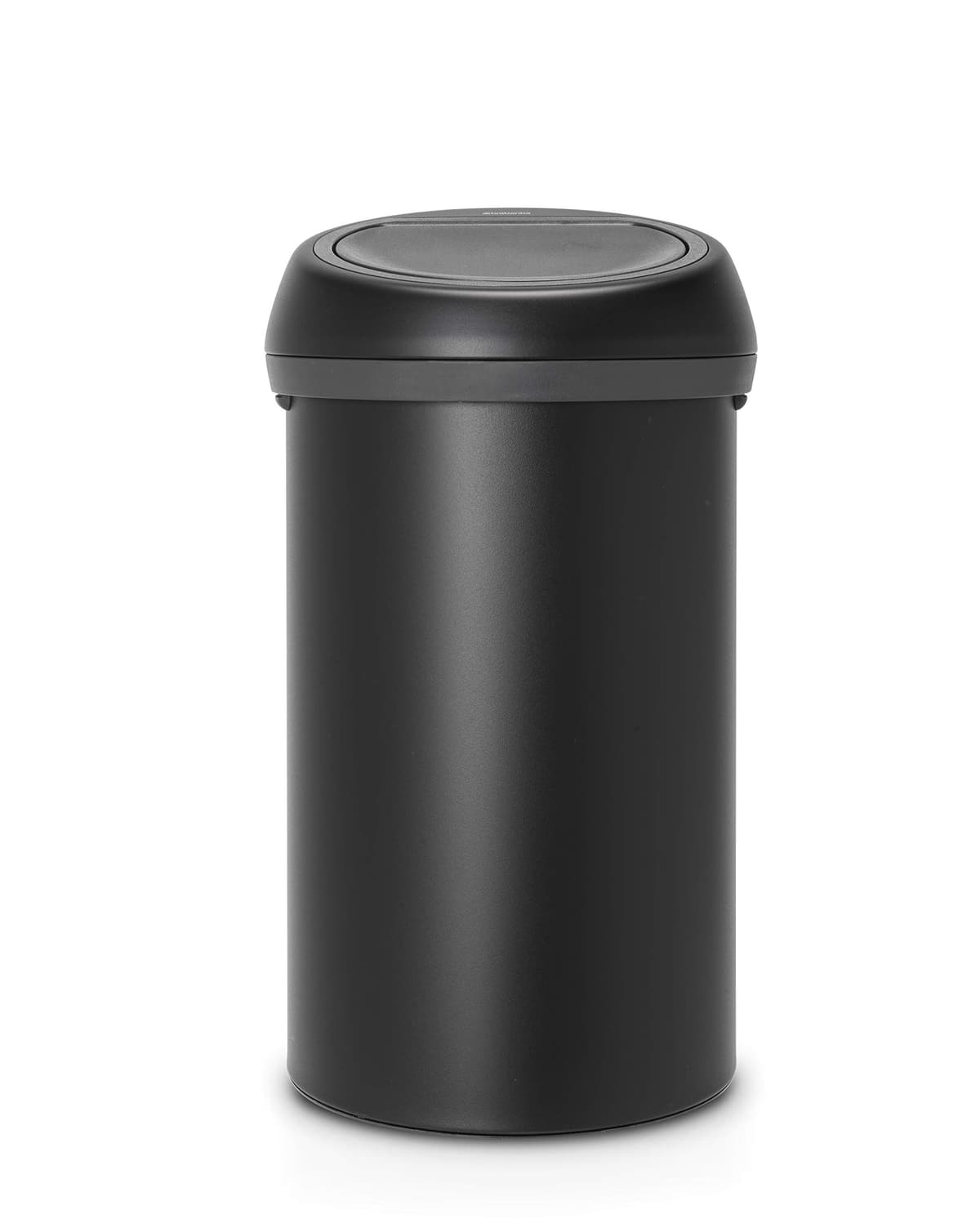 Brabantia 60 litros Cubo de Cocina Grande con Sensor Táctil (Mineral Moonlight Black) Tapa Extraíble, Apertura Suave al Tacto, Fácil de Limpiar Cubo de Basura para Residuos de Comida 128981