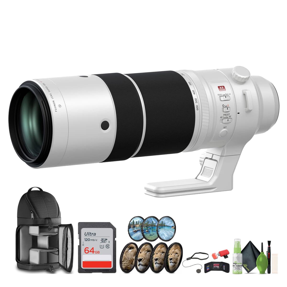 FUJIFILM XF 150-600mm f/5.6-8 R LM OIS WR - Bundle profesional 16754500-AG2-1