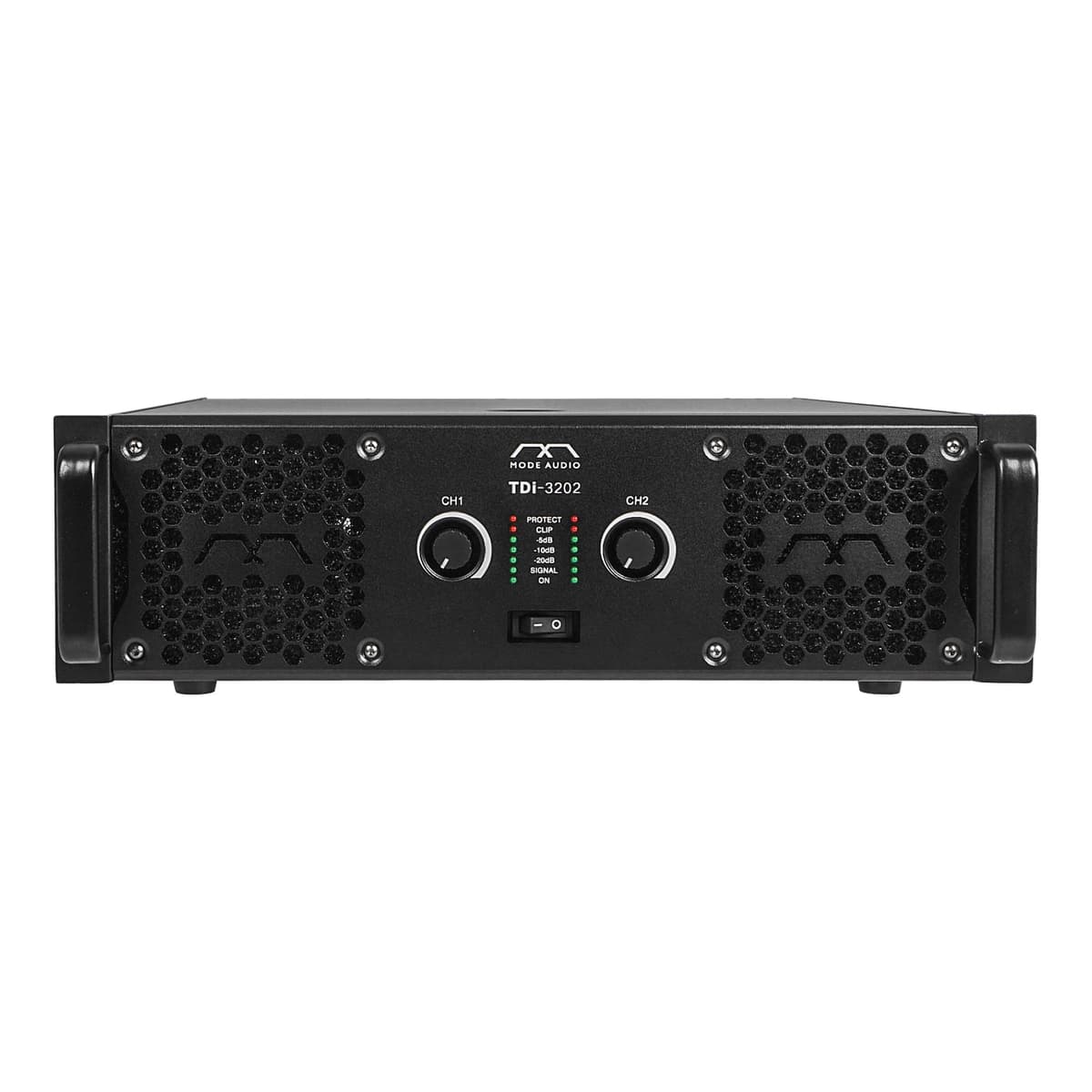 Sound Town Mode Audio TDi-3202 - Amplificador PA/DJ Clase-TD 2 canales, 2x3200W RMS a 4Ω con LPF/HPF y Bass Boost