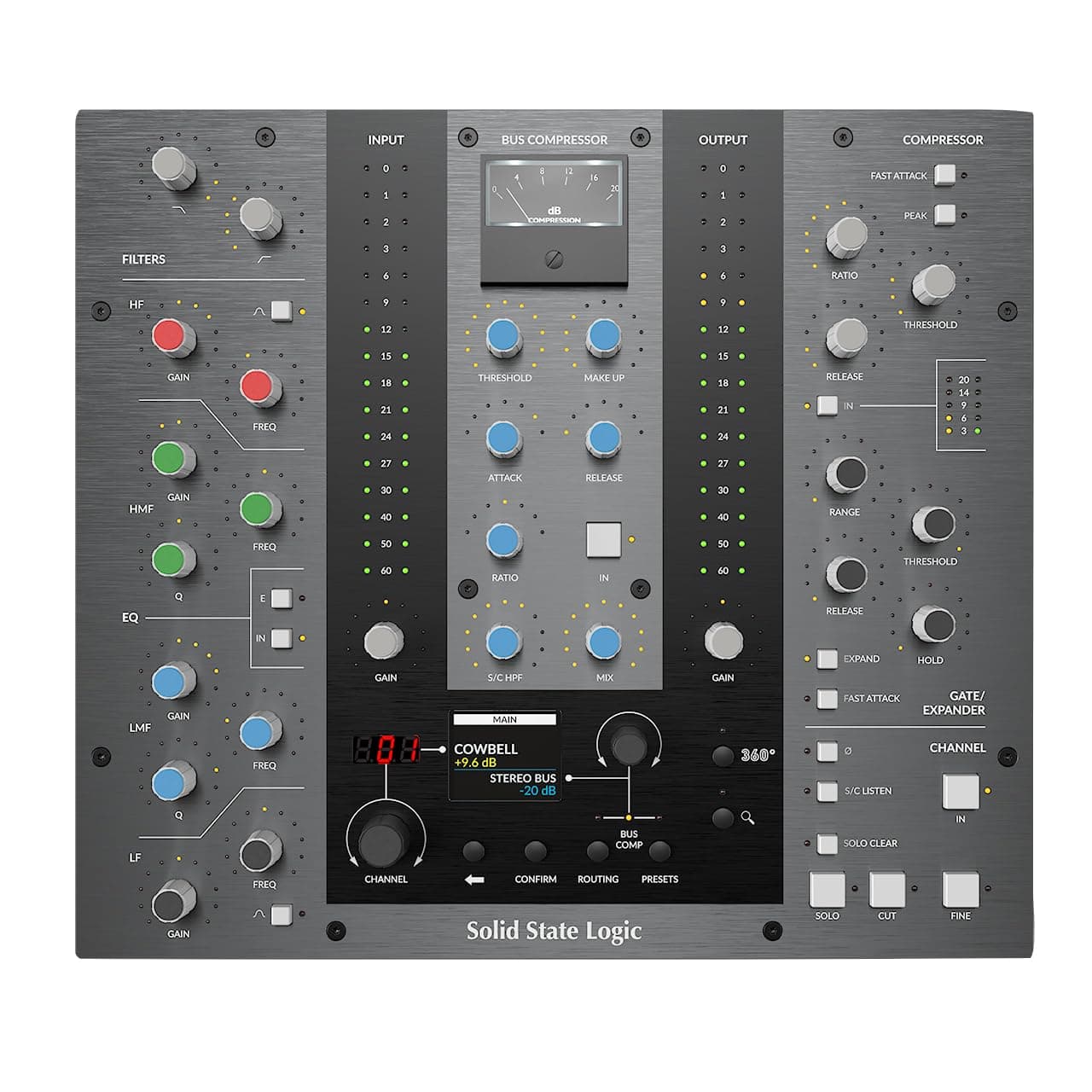 Superficie de Control de Hardware para Plug-ins UC1 de Solid State Logic 726580X2