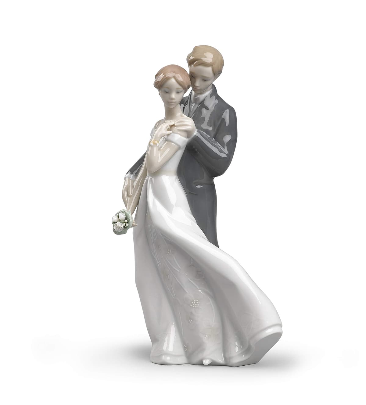 Lladró Figurine Couple Everlasting Love en Porcelana Brillante 1008274