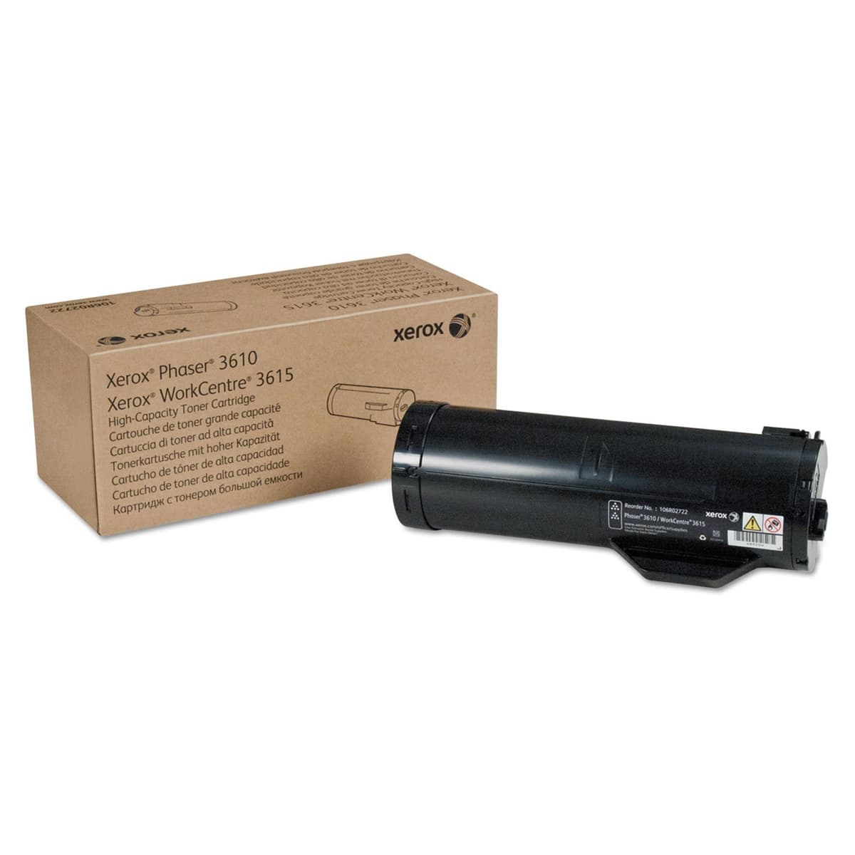 Xerox 106R02722 Cartucho de tóner negro alta capacidad para Phaser 3610/3615/M455/P455
