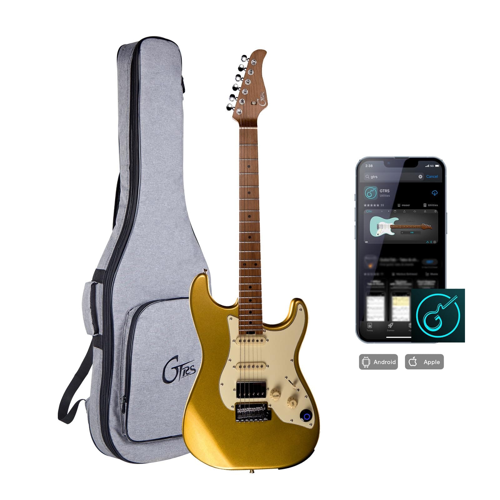 GTRS S801 Smart Electric Guitar Kit con Sistema de Efectos y Looper