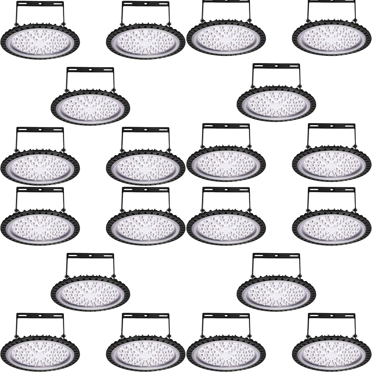 Sararoom Pack 20 - Lámpara High Bay UFO 200W 110V 20000 Lumen 6500K Z1547