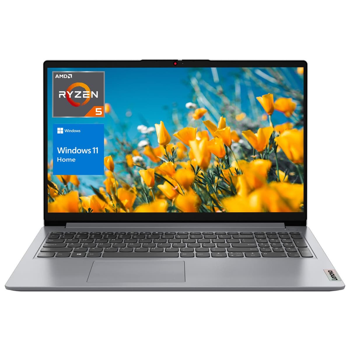 Lenovo IdeaPad 1 Portátil, Pantalla FHD de 15.6", Procesador AMD Ryzen 5 Hexa-core (Mejor que i5-1035G7), 16GB RAM, 1TB SSD, Wi-Fi, Teclado Numérico, Webcam, Windows 11 Home, Gris IdeaPad 15sIIL