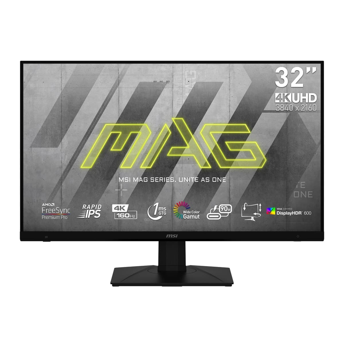 MSI MAG 323UPF Monitor 32" 4K 3840x2160 Ultra HD 9S6-3DC79T-001