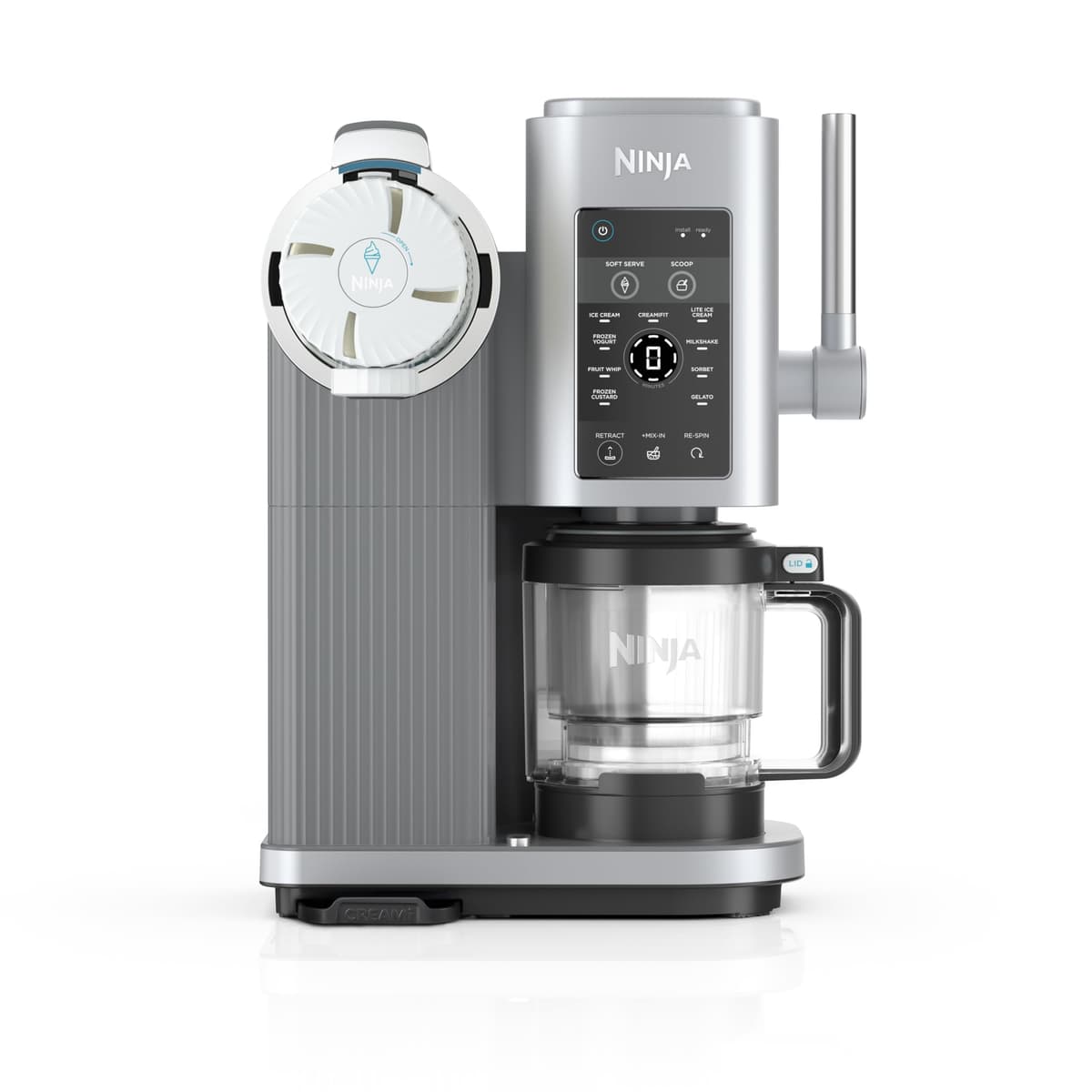 Ninja CREAMi Swirl NC701C Máquina para Helado, Soft Serve y Sorbetes 13-en-1
