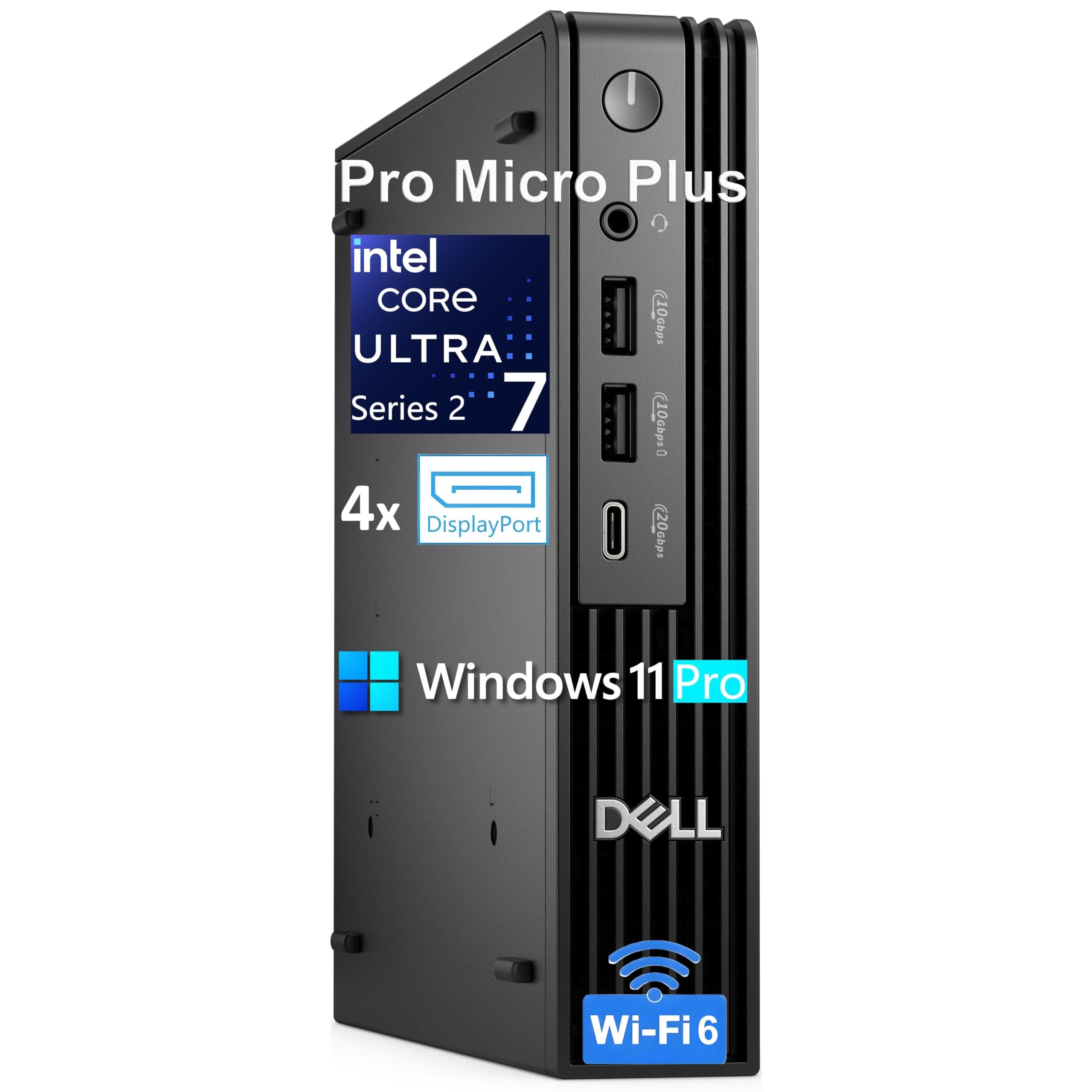 Dell Pro Micro Plus Mini PC Intel Core Ultra 7 265 64GB DDR5 2TB SSD