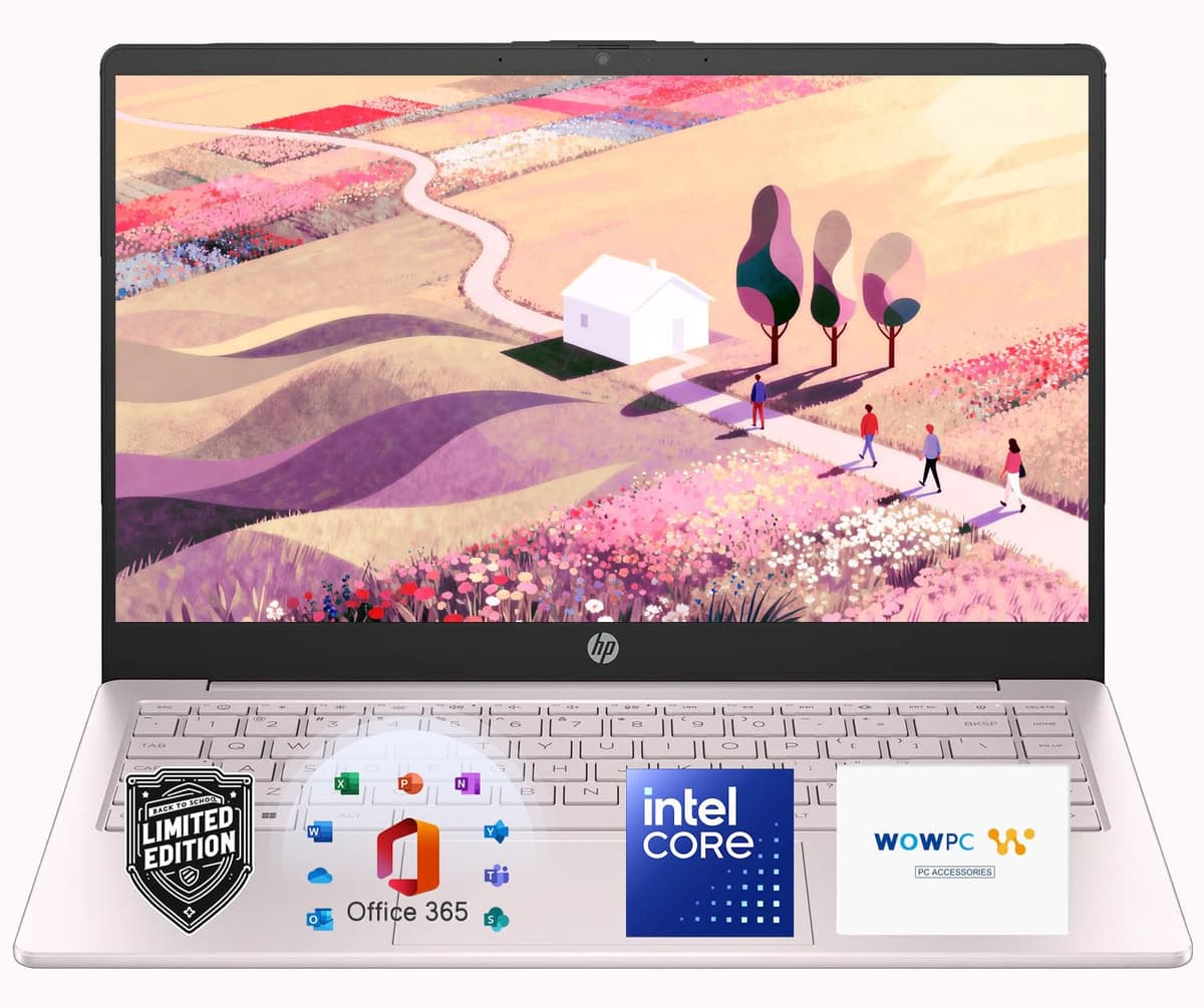 Laptop HP Ultrabook con Copilot AI y Office 365 • CPU Intel de Alto Rendimiento • 32 GB RAM • 3, 1 TB de Almacenamiento (2, 1 TB SSD y 1 TB OneDrive) • Windows 11 sin Auriculares