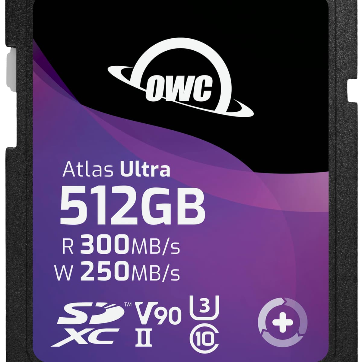 OWC Atlas Ultra 512GB SDXC UHS-II V90 Tarjeta de Medios OWCSDV90U0512