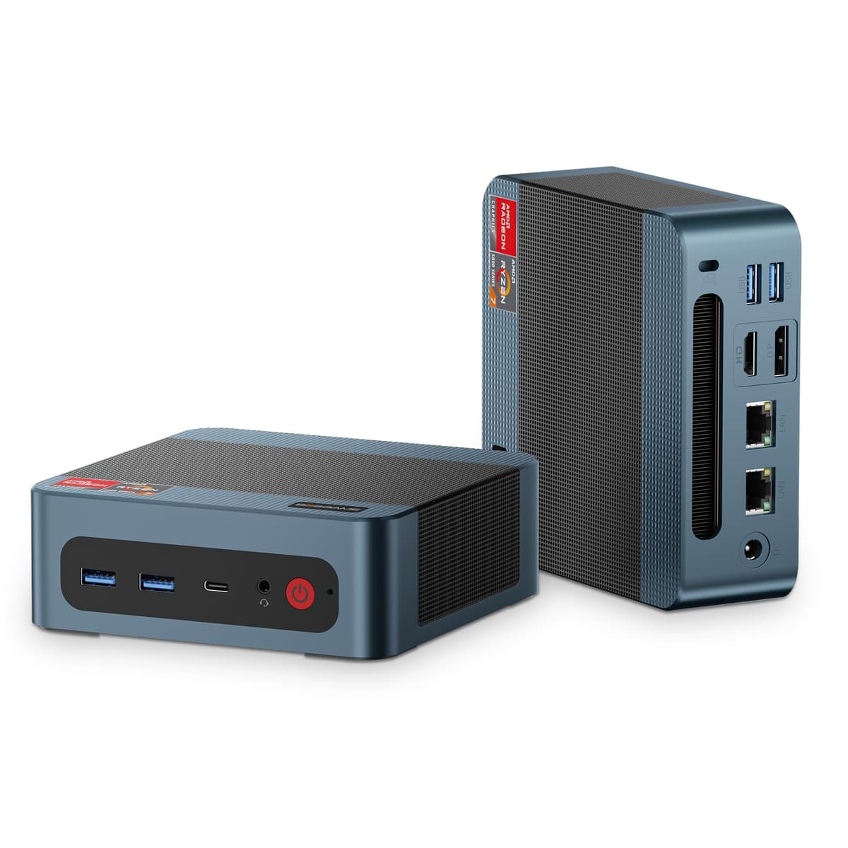 BOSGAME P3 Lite Mini Gaming PC - Ryzen 7 6800H, 32GB DDR5, 1TB NVMe, Triple Display