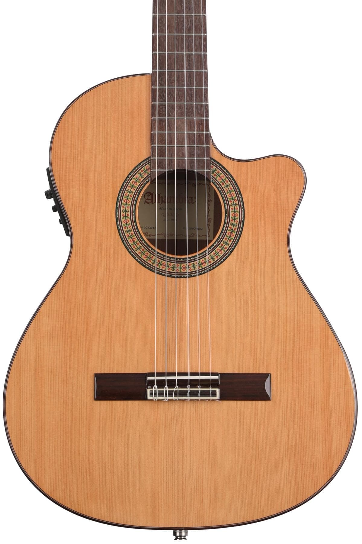 Alhambra 3C-CW-US Guitarra clásica electroacústica cutaway con Fishman
