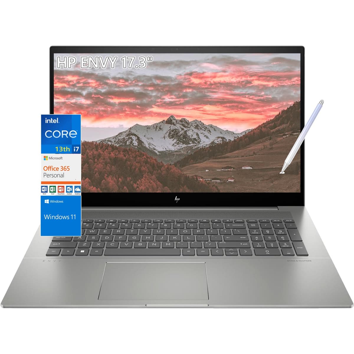 HP Envy 17" Touchscreen i7-13700H 64GB RAM 2TB SSD Windows 11 con stylus