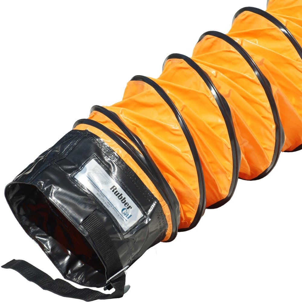 Rubber-Cal Air Ventilator Orange Duct Hose 20" ID x 25' 01-191-20