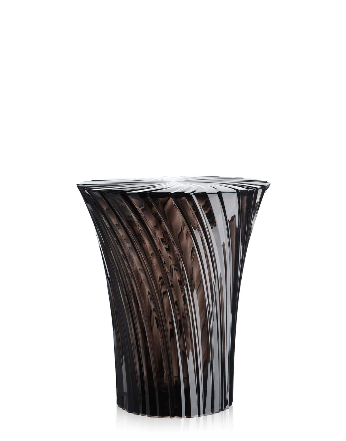 Kartell Sparkle Stool Tokujin Yoshioka Pack x1 Transparente Smoke Grey 8818/J1