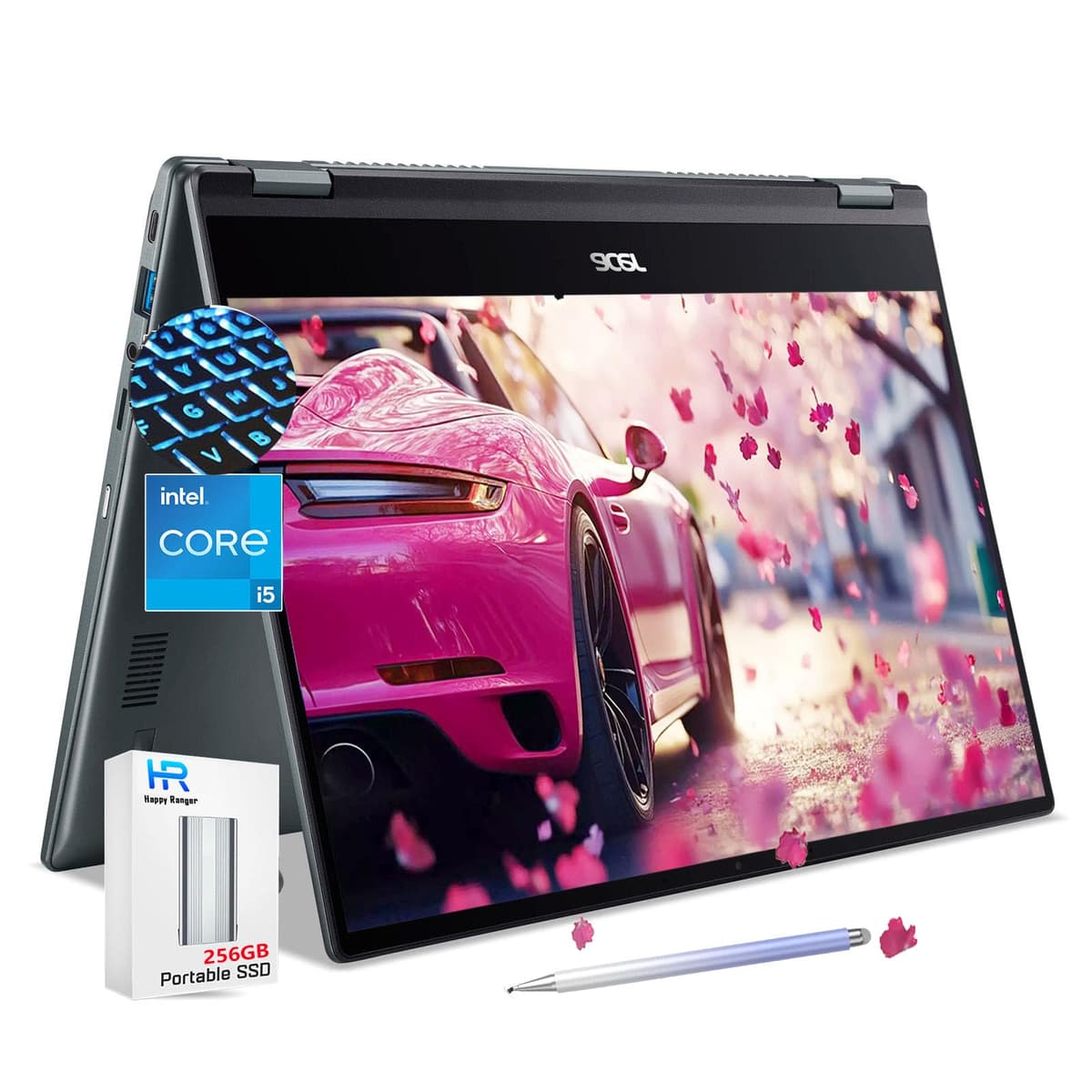 acer Chromebook Spin 514 con pantalla táctil 2 en 1 - Intel Core i5-1334U - Pantalla FHD IPS de 14" - 8GB RAM - 512GB SSD - Teclado retroiluminado - Tablet Chrome para juegos - Estudiantes y escolares - Tarjeta de 256GB