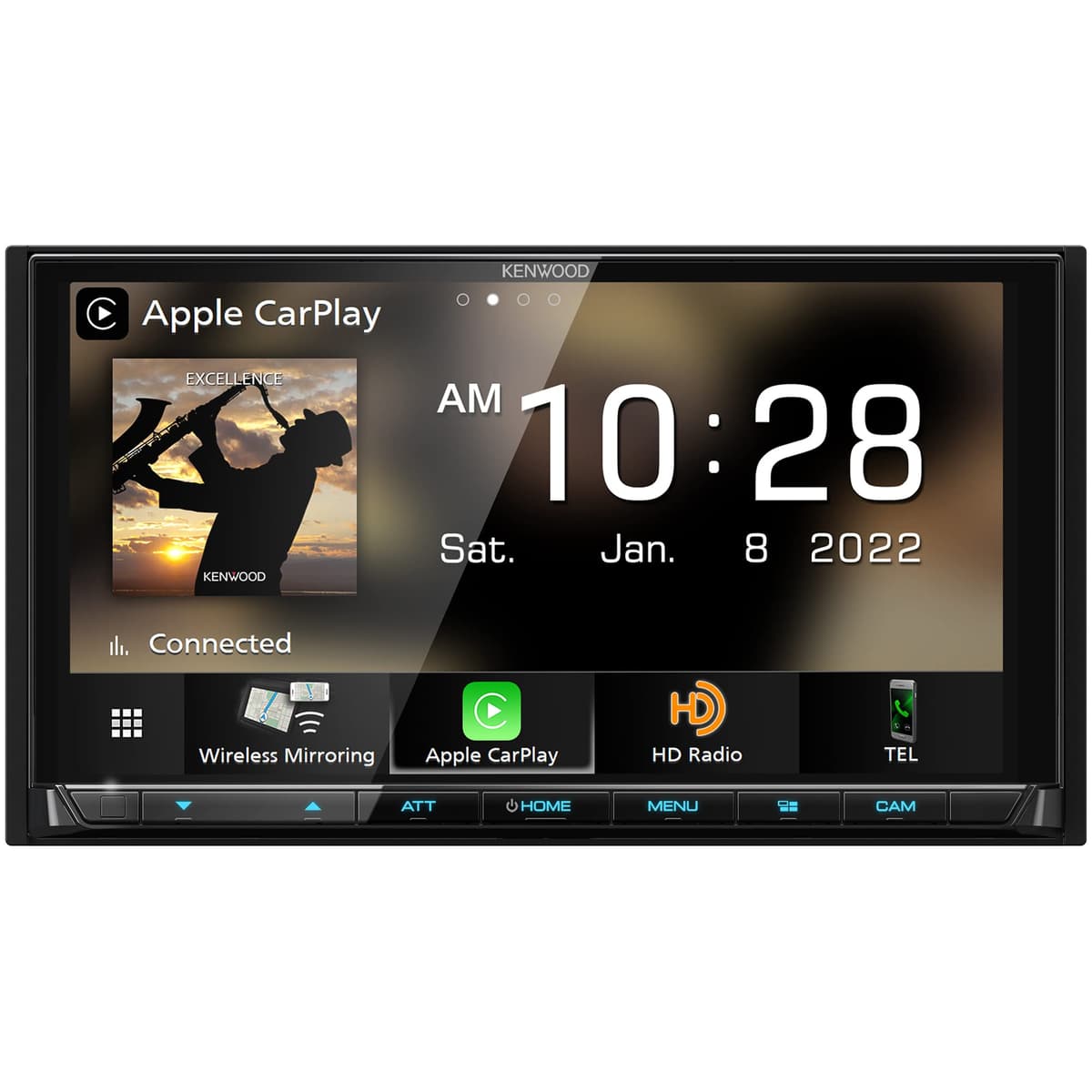 KENWOOD DMX958XR EXCELON 6.8" Full HD Receptor Auto con Apple CarPlay y Android Auto inalámbricos
