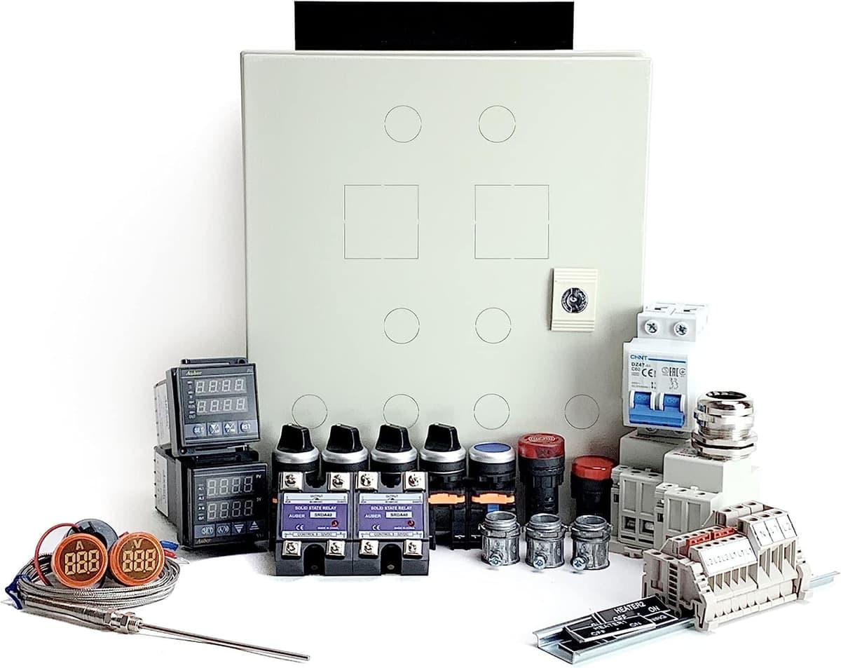 AUBER Kit Controlador para Horno de Pintura en Polvo 240V 50A (KIT-PCO304)