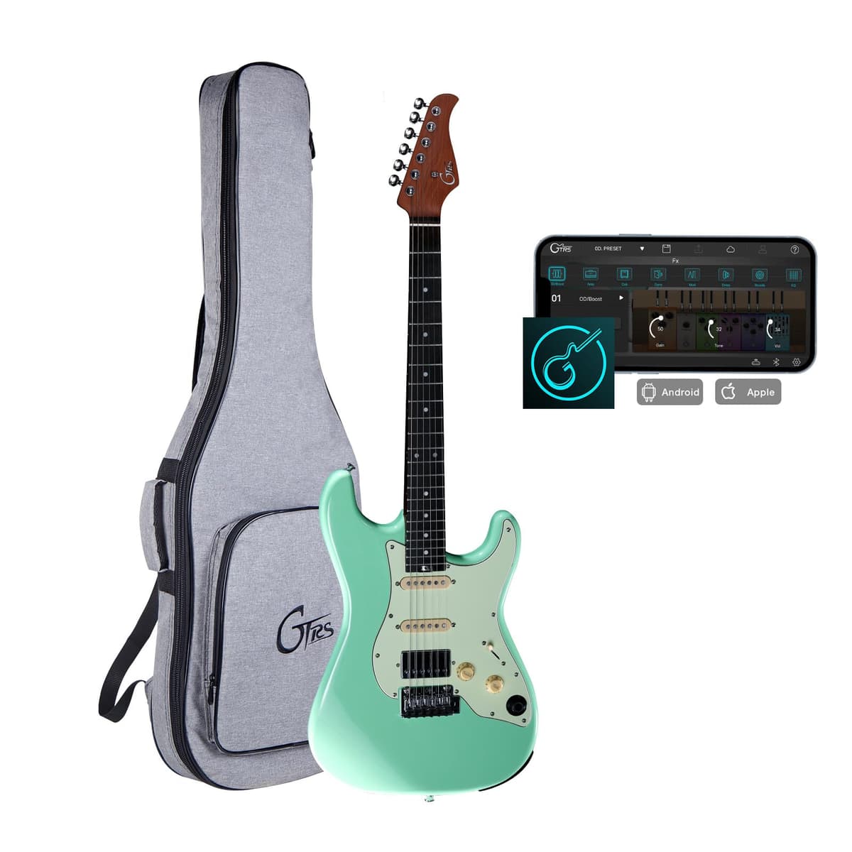 GTRS S800 Smart Electric Guitar Kit con Sistema de Efectos y Looper
