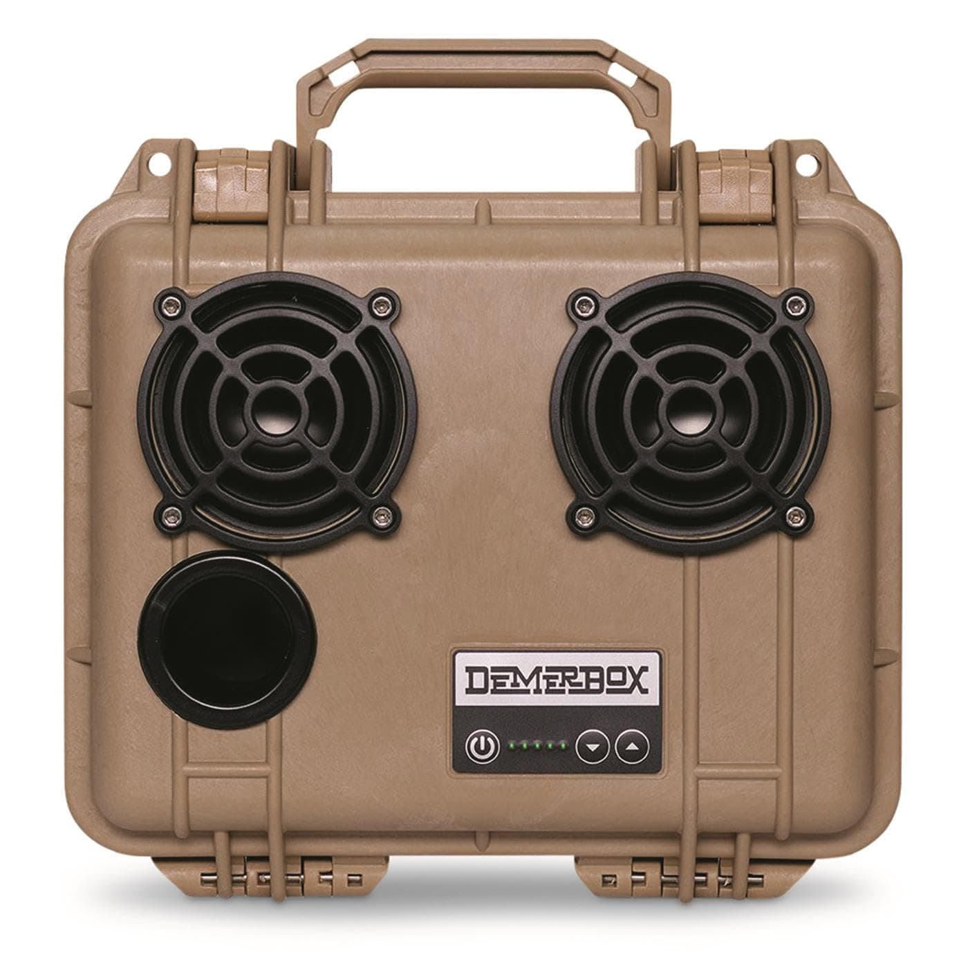 DemerBox DB2 Speaker: Bocina Bluetooth impermeable y resistente en estuche Pelican - 40+ hrs