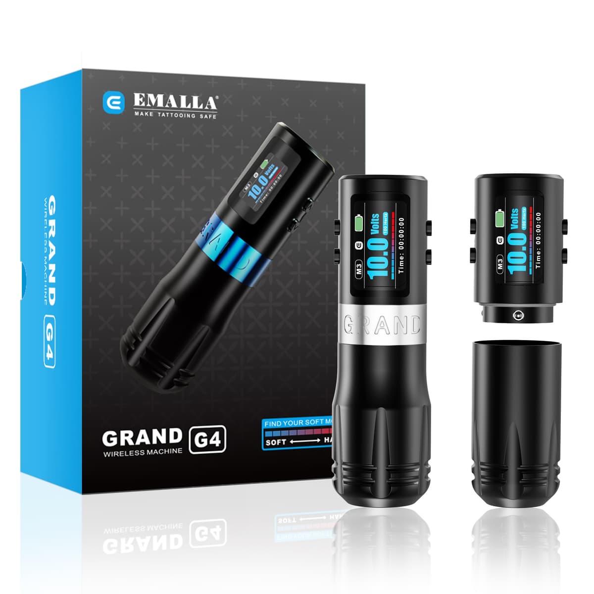 Emalla Grand G4 máquina de tatuar inalámbrica 5.0mm con batería de larga duración TWEM-G4-C-5.0mm