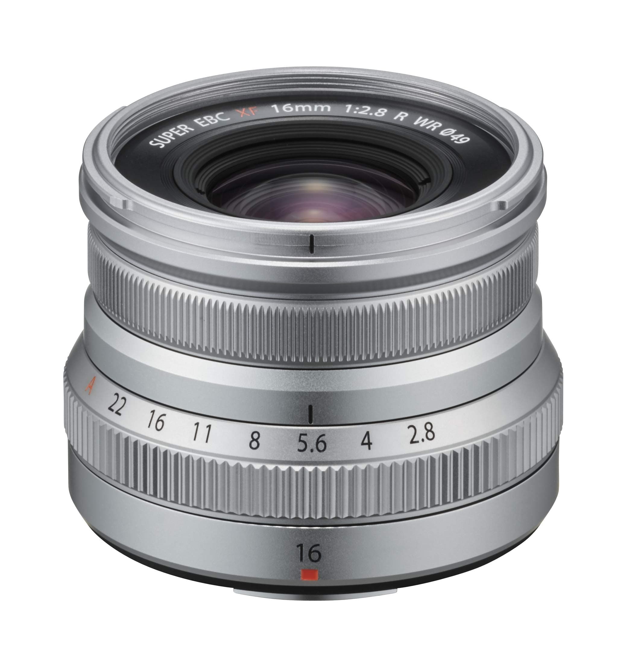 FUJIFILM XF 16 mm F2.8 R WR - Plateado XF16MMF2.8 R WR S