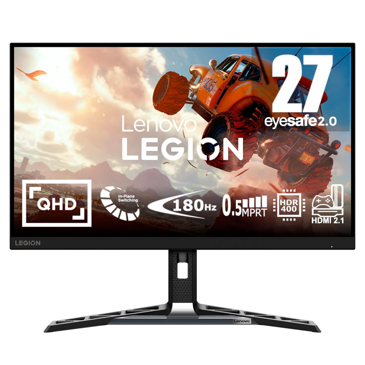Lenovo Legion R27qe 27" QHD Gaming Monitor (IPS, 180Hz, 0.5ms MPRT, FreeSync) - Negro 67C5GAC1EU