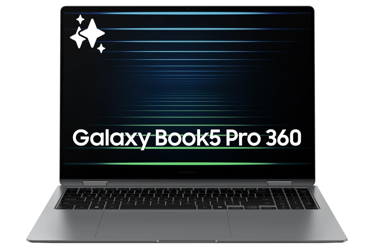 Samsung Galaxy Book5 Pro 360 16" - Laptop 2-en-1 con Intel Core Ultra 7 y pantalla 3K AMOLED NP960QHA-KG1US