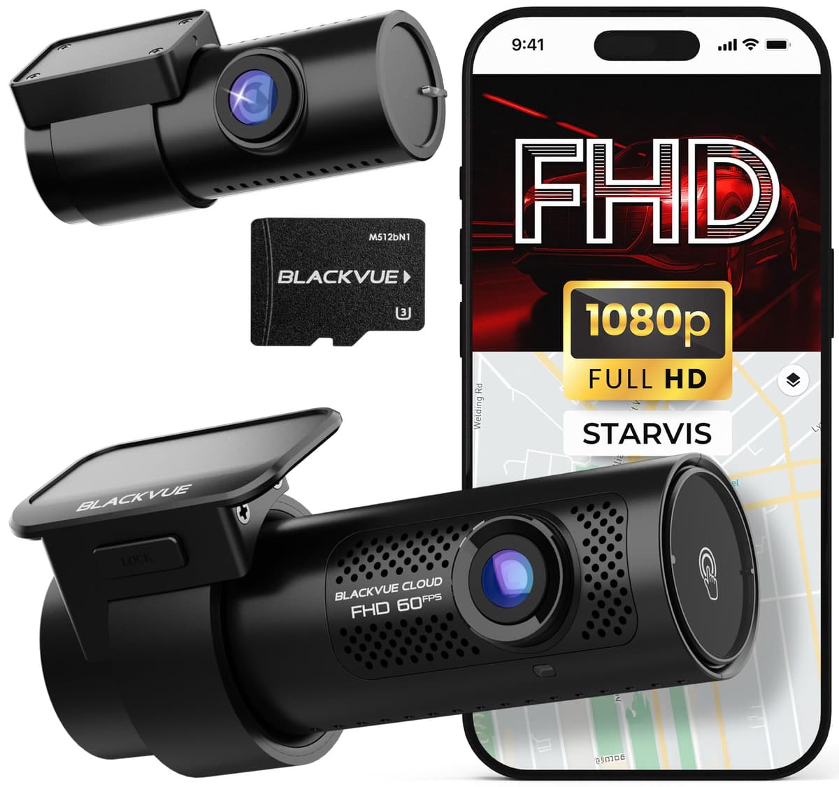 BlackVue DR770X-2CH II Dash Cam - Dual Full HD (512GB)