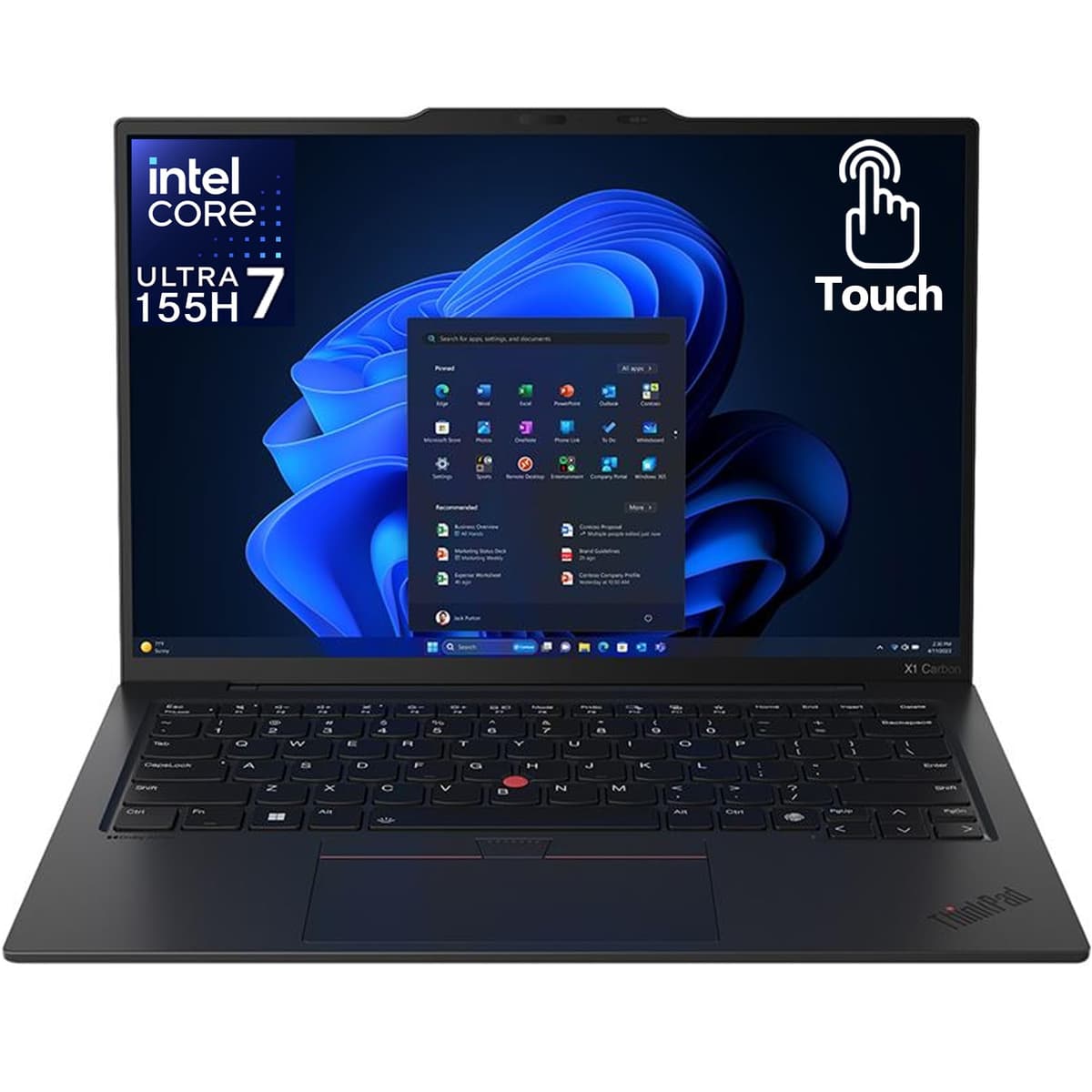 Lenovo ThinkPad X1 Carbon Gen 12 - Intel Ultra 7 155H, 14" WUXGA táctil, 32GB DDR5, 1TB SSD, Windows 11 Pro 21KC