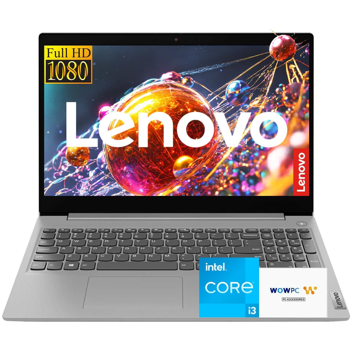 Lenovo Ideapad Portátil Empresarial con Microsoft Office, Procesador Intel Dual-Core (hasta 4.1 GHz), Pantalla FHD de 15.6", 20GB RAM, SSD de 2TB, Lector de Tarjetas SD, Windows 11, Copilot AI-Ready, WOWPC USB 3