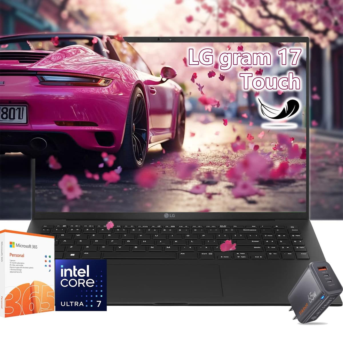 LG gram 17" Touchscreen WQXGA, Intel Core Ultra 7-258V, 32GB RAM, 2TB SSD, Windows 11