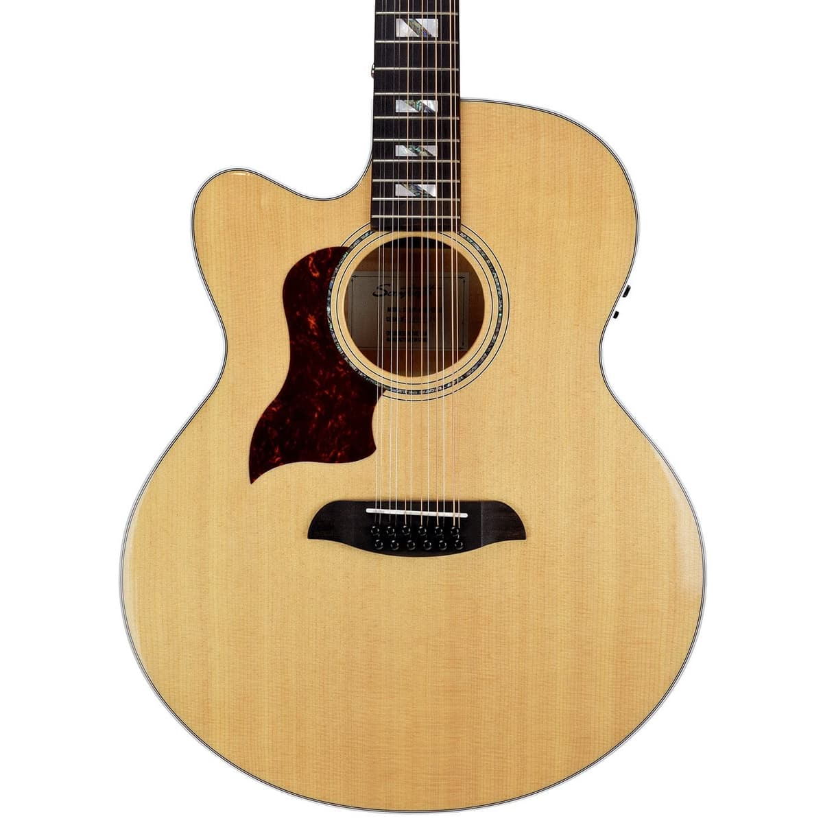 Sawtooth ST-MPL-AEJC-12-LH Guitarra Acústica-Electro Zurda 12 Cuerdas Maple Cutaway