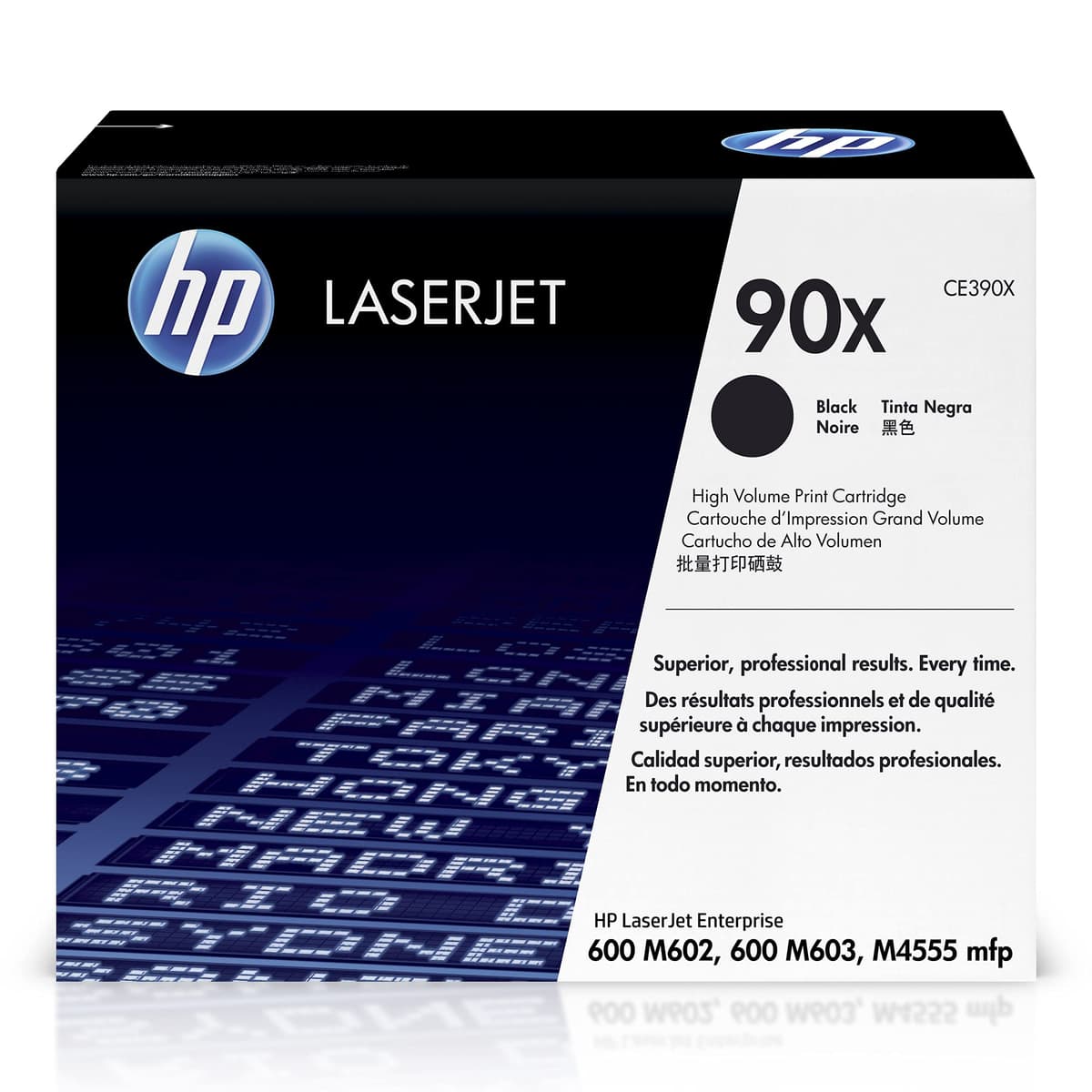 HP 90X Cartucho de Tóner Negro Alta Capacidad CE390X para LaserJet Enterprise