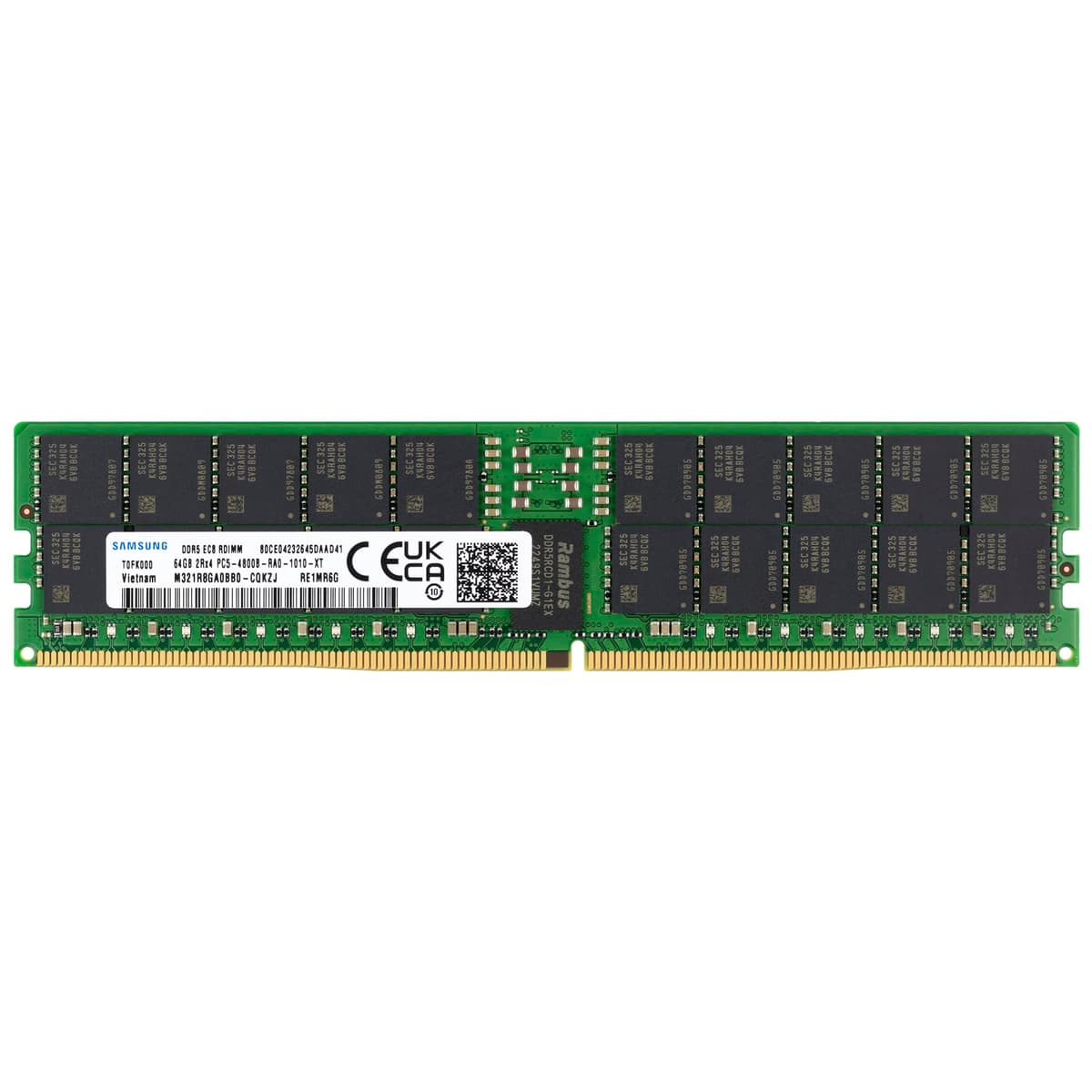 Samsung 64GB DDR5 4800MHz ECC RDIMM 288-Pin M321R8GA0BB0-CQK