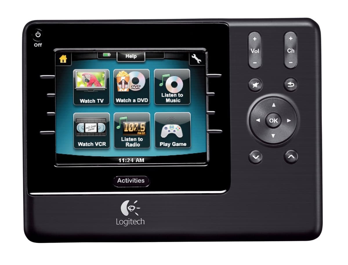 Control remoto universal Logitech Harmony 1100 con pantalla táctil a color 915-000074