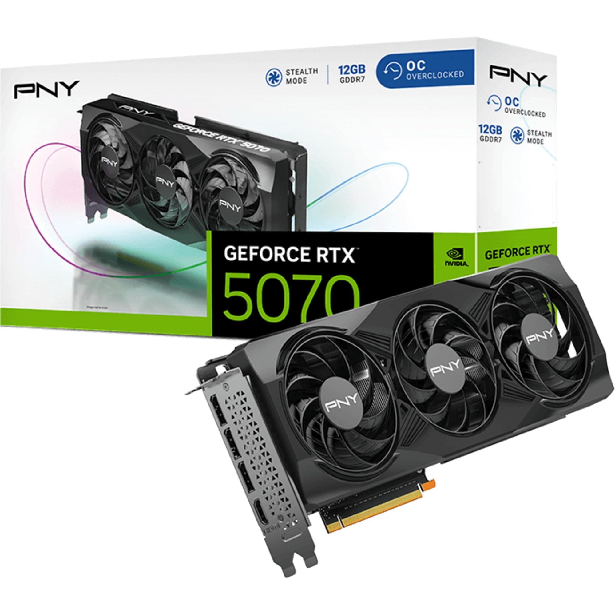 Tarjeta gráfica PNY GeForce RTX 5070 OC VCG507012TFXPB1-O