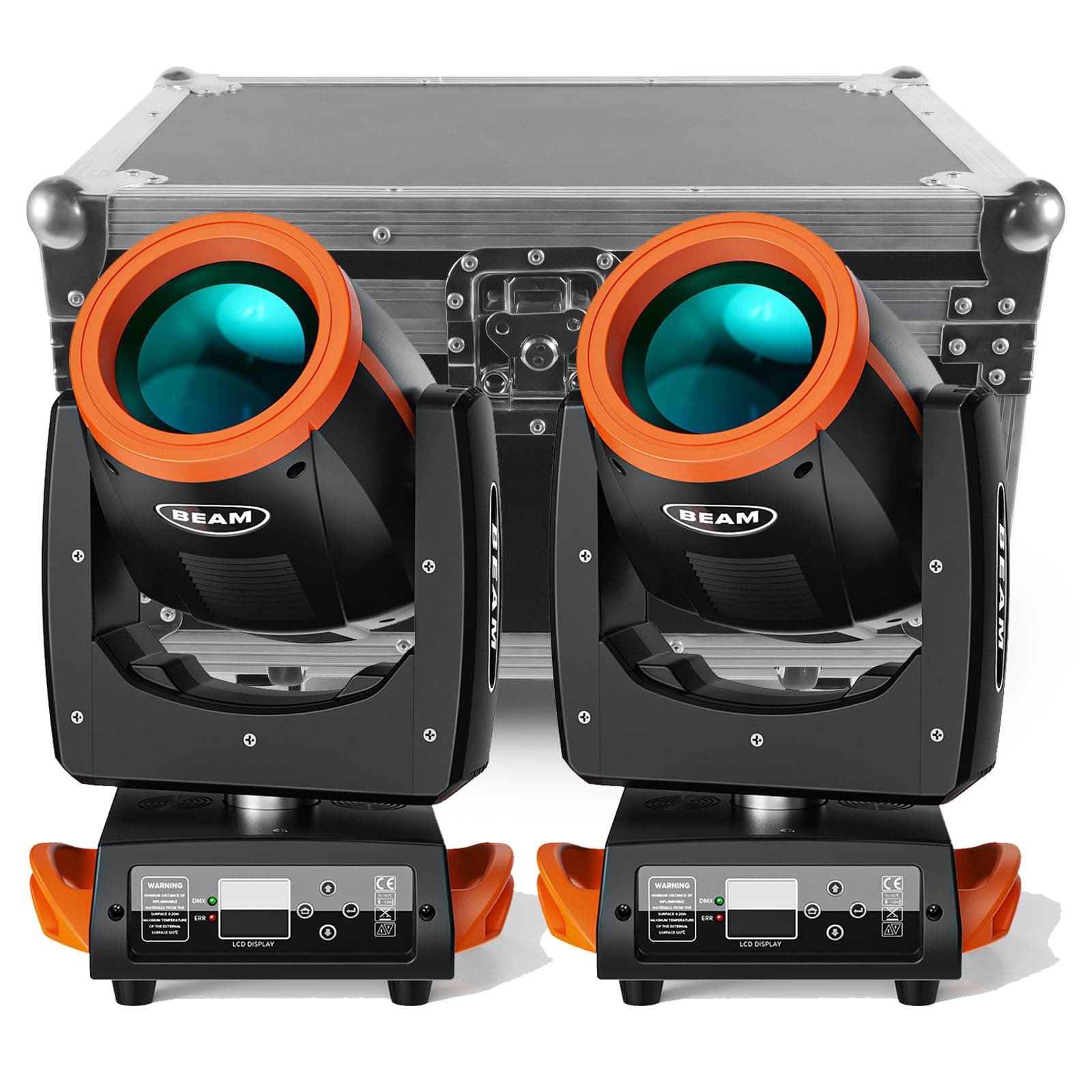 HOLDLAMP 7R 230W Mini Moving Head DJ Lights - Pack 2 + Estuche ZQ02041X2HUS