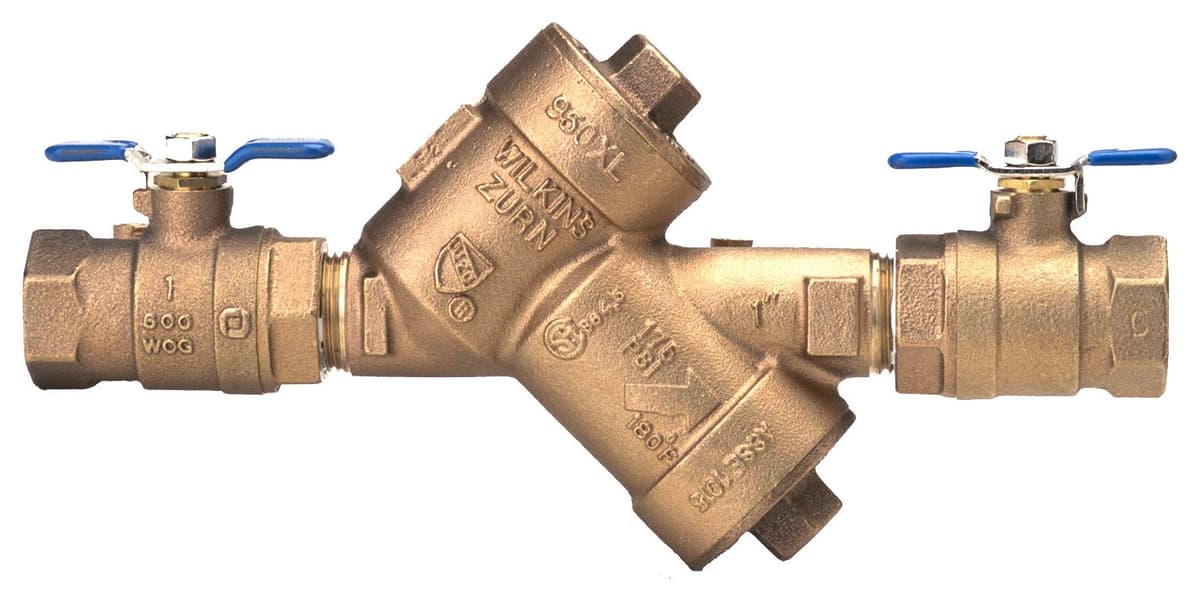 Zurn 2-950XL Preventor de Contraflujo, Dorado