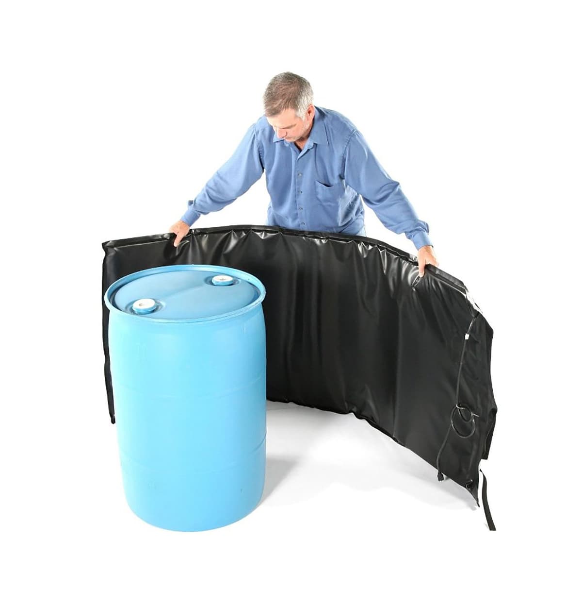 Powerblanket BH55PRO Manta térmica para tambor 55 gal, cobertura total, termostato digital hasta 145 °F