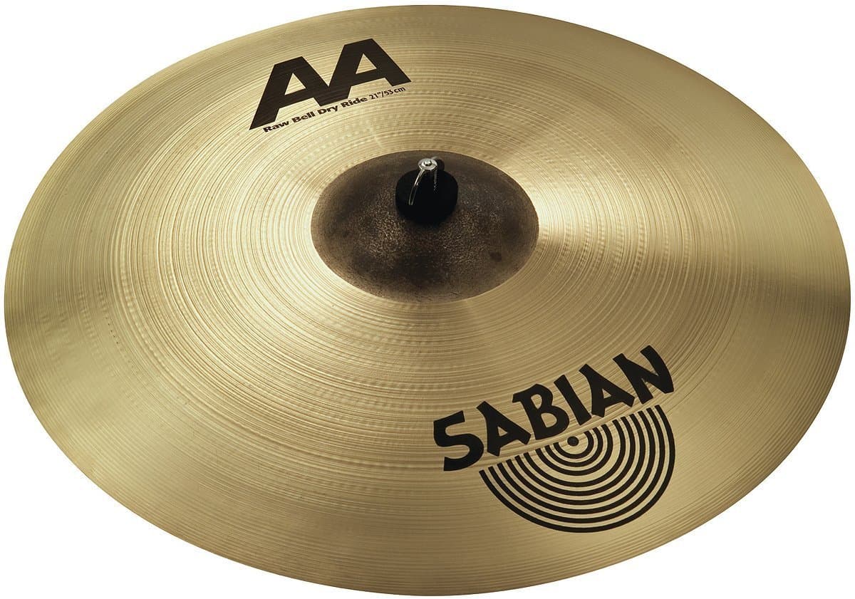 SABIAN Ride Dry Bell AA Raw de 21", acabado brillante 22172B