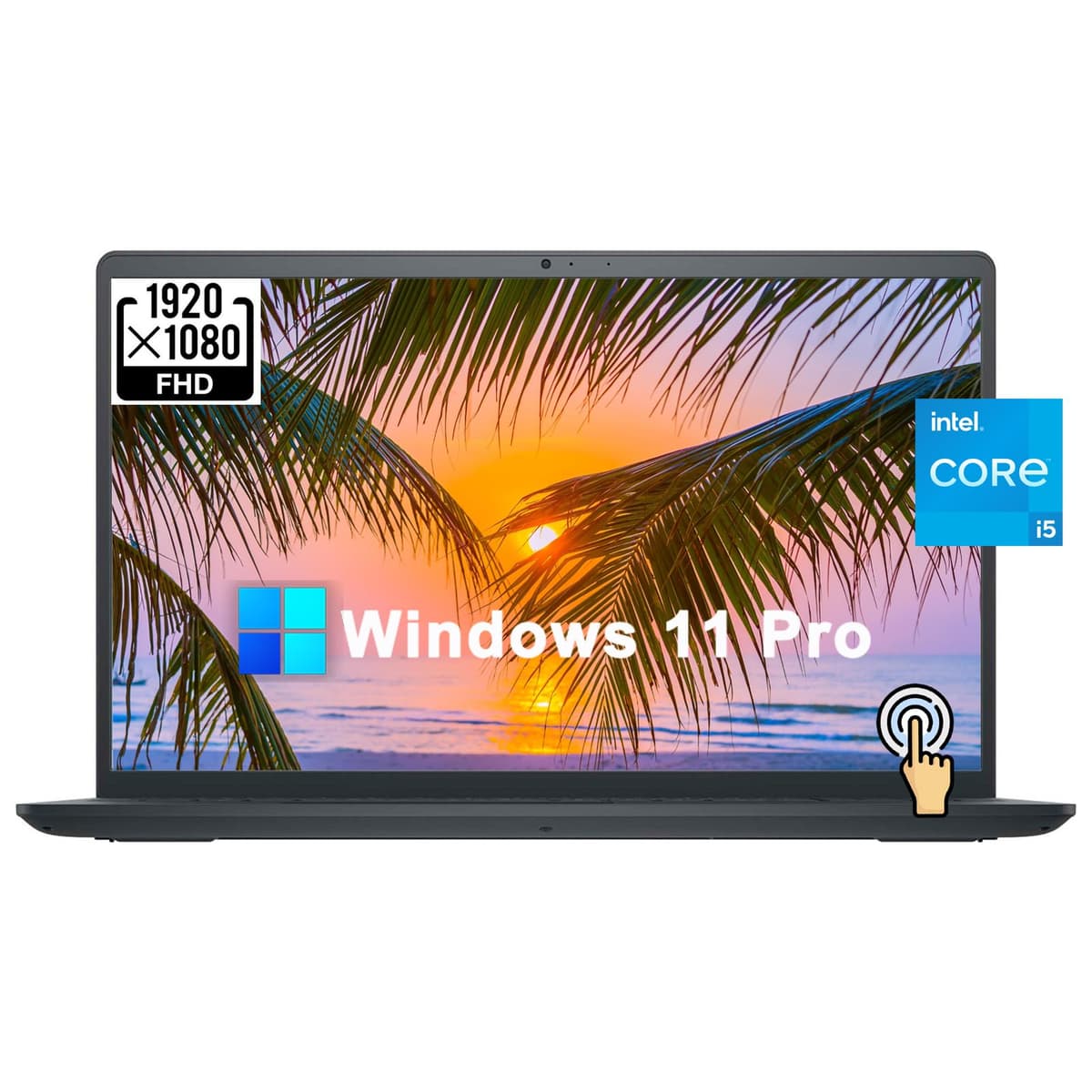 Dell Inspiron 15 3000 3520 Computadora portátil empresarial [Windows 11 Pro], pantalla táctil FHD de 15, 6'', Intel i5-1135G7 de 11.ª generación de cuatro núcleos, 32 GB de RAM, SSD PCIe de 1 TB, teclado numérico, Wi-Fi, cámara web, HDMI, negro Dell Laptop