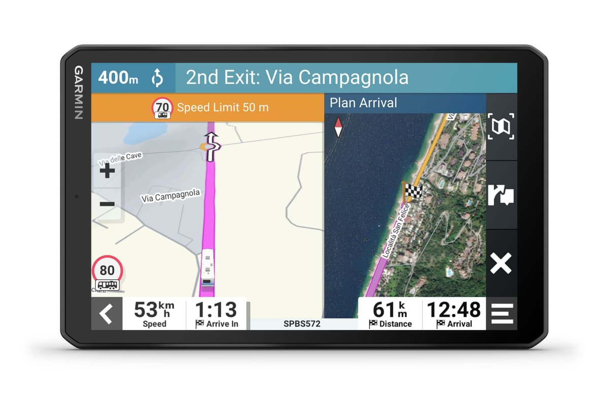 Garmin Camper 895 MT-D EU Navegador 8" para Motorhomes con Mapas Europa y Sudáfrica 010-02748-10