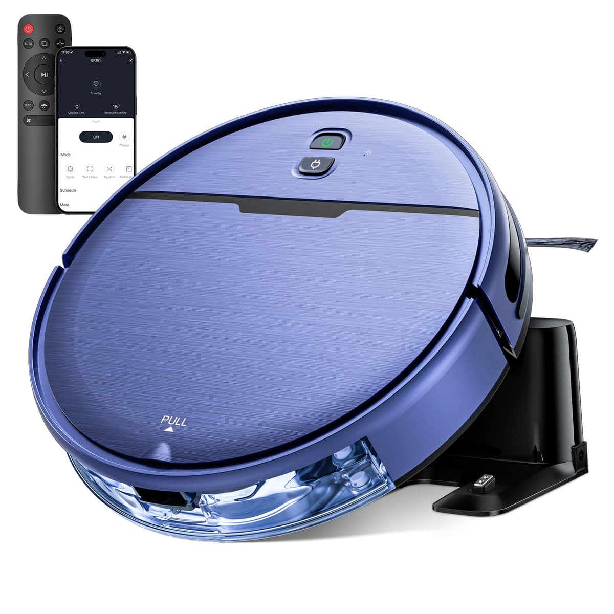 iMartine Robot Vacuum & Mop - Robot Aspirador con APP/Voice/Remoto, Perfil Slim y Evitación 3D