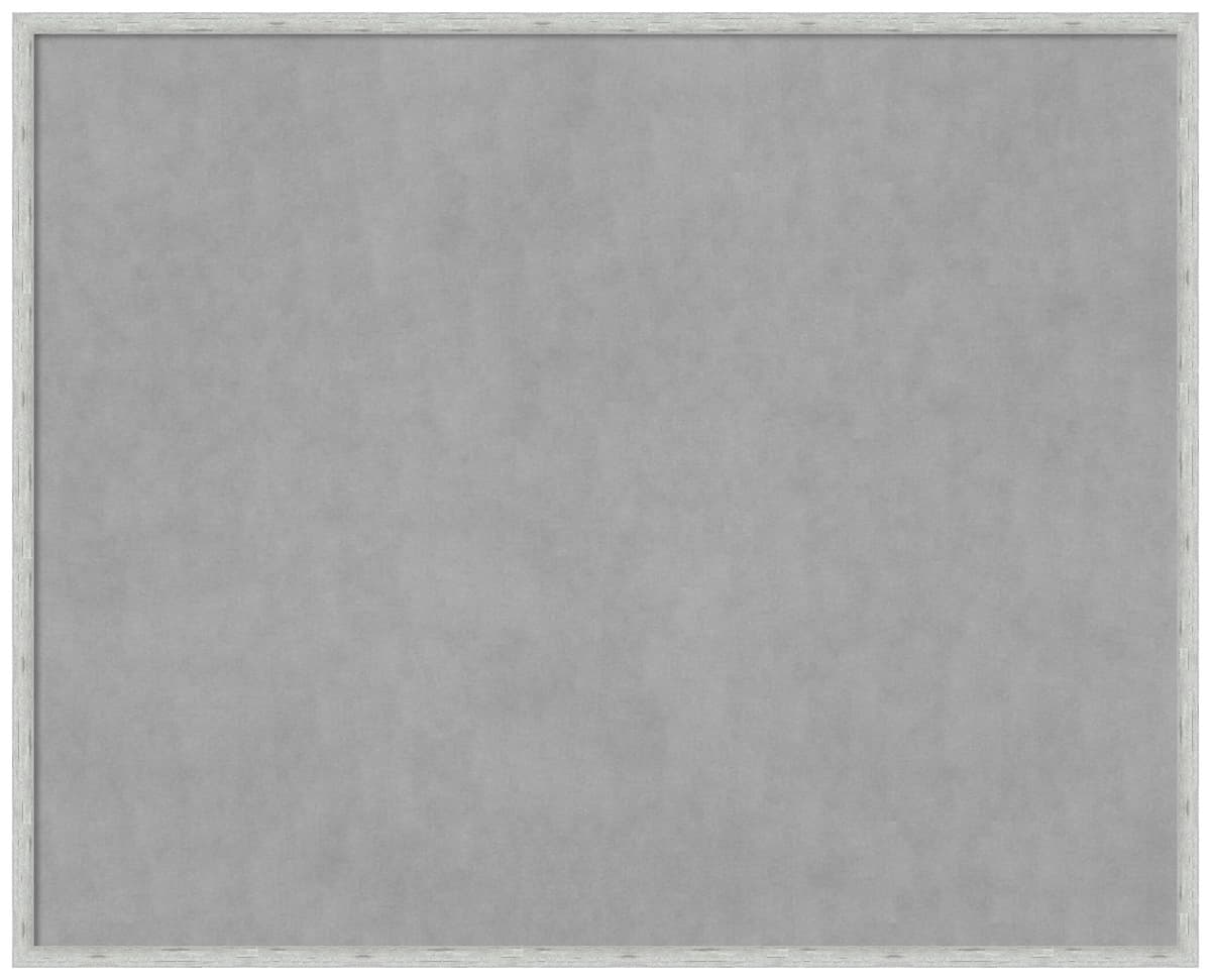 Tablero magnético enmarcado Amanti Art 41x33, área magnética 40x32, Imprint Silver 28588293805