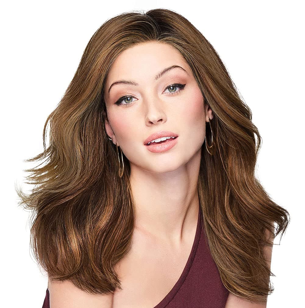Hair u wear Raquel Welch Style Society Peluca de Cabello Largo Ondulado, RL12/16 Honey Toast, Talla Estándar