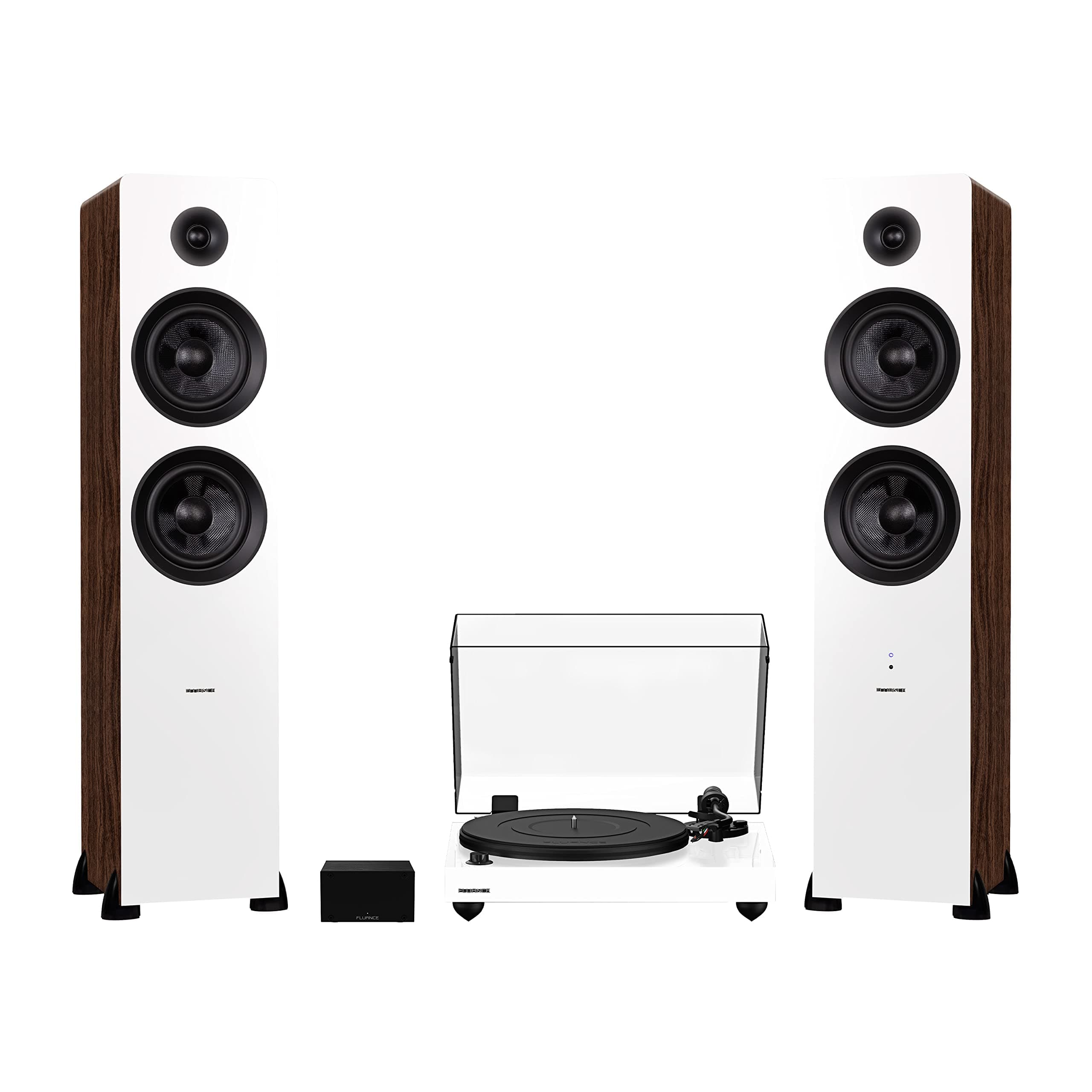 Fluance RT82 Reference con PA10 y parlantes Ai81 150W (Natural Walnut) RT82WHPAI81WW