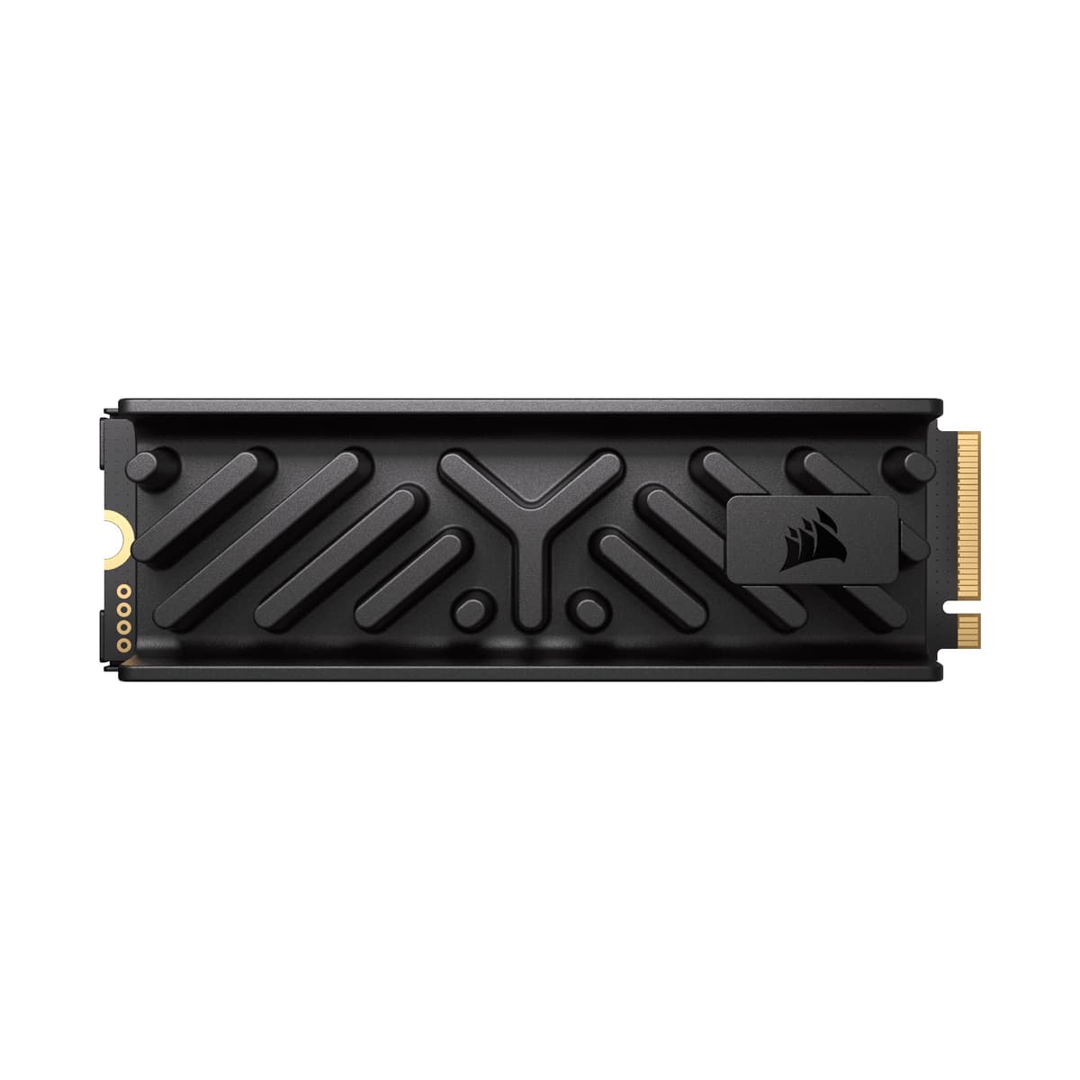Corsair MP700 Elite 2TB PCIe 5.0 x4 NVMe M.2 SSD - Disipador de aluminio incluido - Hasta 10.000 MB/s - NAND 3D TLC de alta densidad - M.2 2280 - Compatible con DirectStorage - Negro CSSD-F2000GBMP700EHS