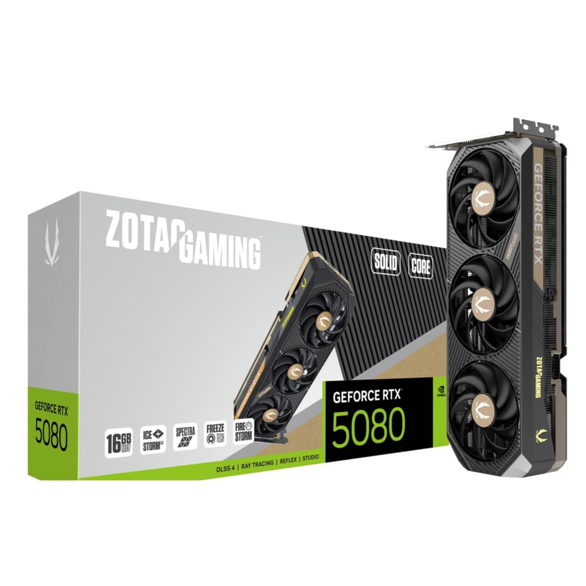 ZOTAC Gaming GeForce RTX 5080 Solid Core 16GB (ZT-B50800D2-10P)