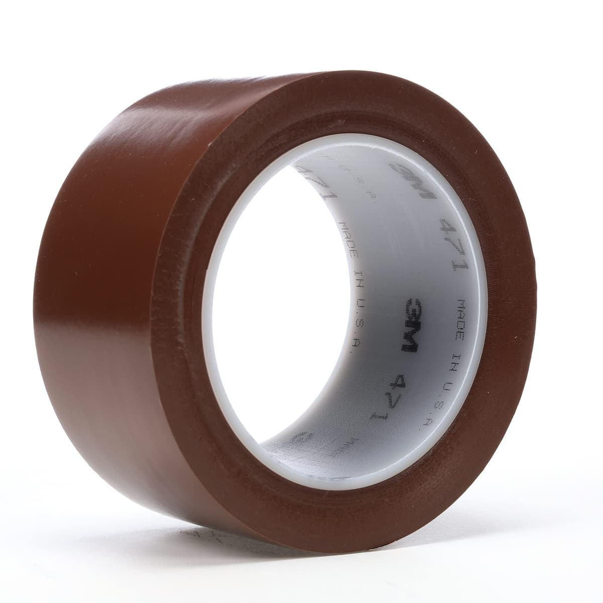 3M Vinyl Tape 471, cinta vinílica para piso 2 in x 36 yd, marrón, 24 rollos 50021200043098